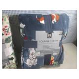 (EC1) 2 Lounge Throw Blankets 60' x... (EC1) 2 Lounge Throw Blankets 60' x...