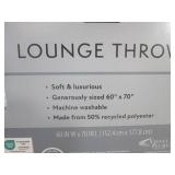 (EC1) 2 Lounge Throw Blankets 60' x... (EC1) 2 Lounge Throw Blankets 60' x...