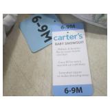 (RCK) Carter's Baby Snowsuit Size 6... (RCK) Carter's Baby Snowsuit Size 6...