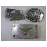 (CNTR) 3 Vintage Belt Buckles ... (CNTR) 3 Vintage Belt Buckles ...