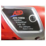 (CS) ADT - 10836 Cordless Screwdriv... (CS) ADT - 10836 Cordless Screwdriv...