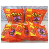 (B-1) 5 Snack Size Bags of Reeses C... (B-1) 5 Snack Size Bags of Reeses C...
