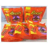 (B-1) 5 Snack Size Bags of Reeses C... (B-1) 5 Snack Size Bags of Reeses C...