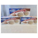 (B-3) 3 Boxes of Hostess Iced Cinna... (B-3) 3 Boxes of Hostess Iced Cinna...