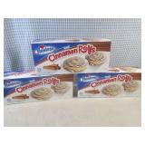 (B-3) 3 Boxes of Hostess Iced Cinna... (B-3) 3 Boxes of Hostess Iced Cinna...