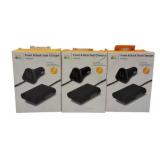 Lot of 3 – Tech & Go 4-Port Fast Charging USB Hubs with 6FT Cable – NEW Store Overstock