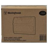 Westinghouse Solar LED Wall/Fence Light – 1000 Lumen Dual Motion Sensor – NEW Store Overstock