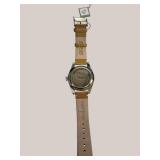 August Steiner AS8269 Men’s Designer Watch – Sunray Dial, Leather Band & Date Display