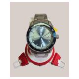 INVICTA Ocean Voyage Men’s Watch – 39mm Aqua Blue Dial | Stainless Steel | New in Box