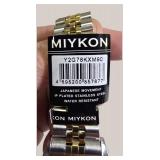 Miykon CITIZEN Movement - Silver & Gold Dress Watch – Timeless Style