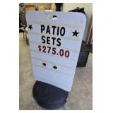 Double-Sided Sway Sign – Eye-Catching Display