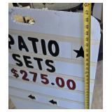 Double-Sided Sway Sign – Eye-Catching Display