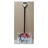 Bigfoot 18" Snow Shovel – Steel Core Handle, D-Grip – NEW Overstock