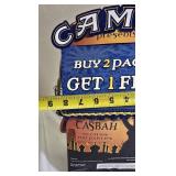 Vintage CAMEL Cigarettes Signs – Joe Camel Collection (Set of 5)