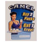 Vintage CAMEL Cigarettes Signs – Joe Camel Collection (Set of 5)