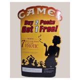 Vintage CAMEL Cigarettes Signs – Joe Camel Collection (Set of 5)