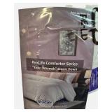 RexLife Twin Comforter – “Eider Warmth” Bionic Down, Like-New Overstock