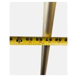 Store Display Rolling Garment Rack – Gold Frame, Boutique Style