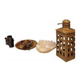 Gently Loved Seaside Glow Set – Golden Lantern & Coastal Treasures