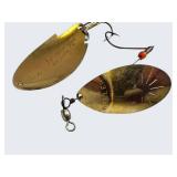 Vintage Fishing Lure Lot – Crankbait, Spinner & Topwater – Classic Colors