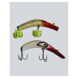 Vintage Curved Lure Duo – Unique Shape & Retro Style