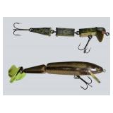 Vintage Jointed Lure Pair – Well-Loved & Full of Character