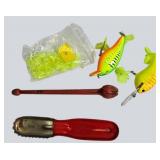 Fishing Gear Grab Bag – Lures, Tools & Bright Extras
