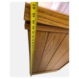 MASSIVE SOLID OAK DISPLAY UNIT – 8FT – HANDMADE BEAST!