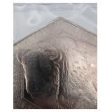 Native American Chief Headdress Silver Coin - Hexagonal, 10 oz .999 Fine Silver