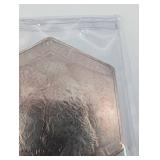 Native American Chief Headdress Silver Coin - Hexagonal, 10 oz .999 Fine Silver