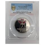 North Korea 1995 Sports & Cultural Fest 10 Won PR66, 50 Won PR63; 1910 US Half Dollar VG8