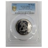 North Korea 1995 Sports & Cultural Fest 10 Won PR66, 50 Won PR63; 1910 US Half Dollar VG8