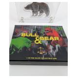 Bull & Bear 1 oz Fine Silver Collectible Coin