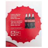 Coca-Cola Bottle Cap Coin - 6g .999 Silver Colorized Niue 2023 - One Dollar