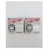 Pan Silver Company .999 Fine Silver American Flag Bar 10 Grams - 2-Pack