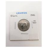 Canada 5 Cents & Norway 1/2 Skilling - 6 Coin Set (1872-1967, 1867)