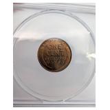 1918 Lincoln Cent 1C - ANACS EF-40 Details