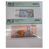 PCGS Currency Zaïre Banknotes - Gem New Zaïre Banque du Zaïre (Lot of 6)
