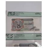PCGS Currency Zaïre Banknotes - Gem New Zaïre Banque du Zaïre (Lot of 6)