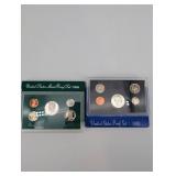 United States Mint Proof Set 1994 & 1969 - Two Classic Coin Sets in Green & Blue