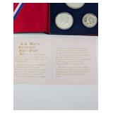 U.S. Mint Bicentennial Silver Proof Set (3-Coin, 40% Silver, 1776-1976)