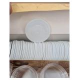 Clear Plastic Round coin holders - Assorted Sizes, Dozens of Pieces