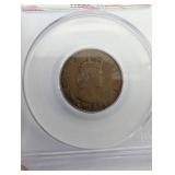 Jamaica Half Penny 1963 (2 Coins) PCGS Certified - WTC Ground Zero Recovery