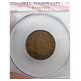 Jamaica Half Penny 1963 (2 Coins) PCGS Certified - WTC Ground Zero Recovery