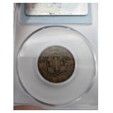 Jamaica 1/2 Penny - PCCS Certified 9-11-01 WTC Ground Zero Recovery