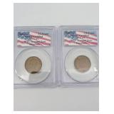 Jamaica 1/2 Penny - PCGS Certified 9-11-01 WTC Ground Zero Recovery