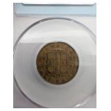 Jamaica 1/2 Penny - PCGS Certified 9-11-01 WTC Ground Zero Recovery