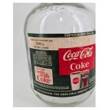 Coca-Cola One Gallon Glass Syrup Bottle - Vintage Fountain Coke Jug with Red Cap