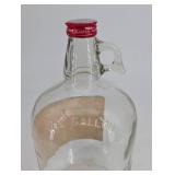 Coca-Cola One Gallon Glass Syrup Bottle - Vintage Fountain Coke Jug with Red Cap