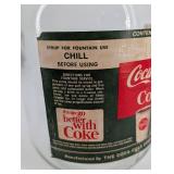 Coca-Cola One Gallon Syrup Bottle - Vintage Fountain Coke Display Piece